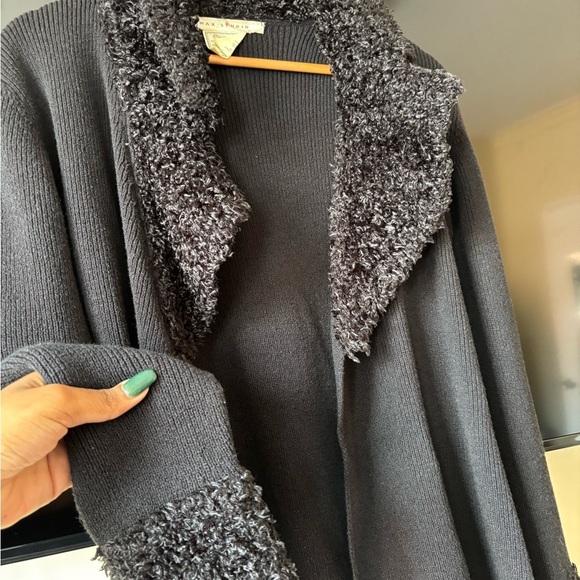 Max Studio Knitwear Vintage Tie Cardigan Mob Wife Y2K Size S - Picture 9 of 9